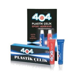 404 Plastik Çelik Rapid 16 GR Şeffaf Yapıştırıcı