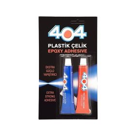 404 Plastik Çelik Rapid 16 GR Şeffaf Yapıştırıcı