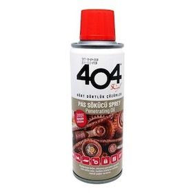 404 Yağlayıcı 200 ml Pas Çözücü Sprey