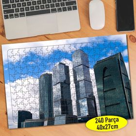 40403072 İş Merkezi Gökdelenler Mimari 240 Parça Puzzle Yapboz