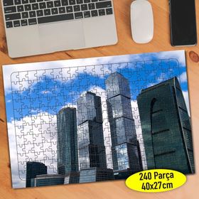 40403072 İş Merkezi Gökdelenler Mimari 240 Parça Puzzle Yapboz