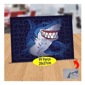 4042F0E İri Dişli Gülen Köpek Balığı 99 Parça Puzzle Yapboz Tablo