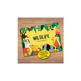 40683 Amazon Ormanı Hayvanları Çocuklara Özel Puzzle Yapboz Tablo
