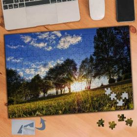 407 Gün Işığı Temiz Hava Ağaçlar 240 Parça Puzzle Yapboz Tablo