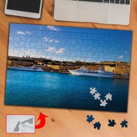40867582 Mavi Güzel Deniz Manzara 240 Parça Puzzle Yapboz Tablo