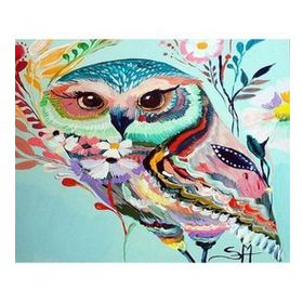 40x50 cm Doğa Ana Sayılarla Boyama Seti Rulo Duvar Sticker