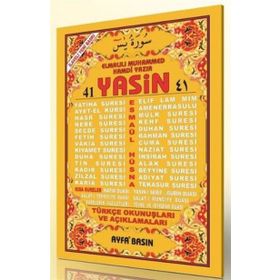 41 YASIN (CAMI BOY-2 RENK-TÜRKÇE OKUNUŞLARI VE AÇIKLAMALARI) - ELMALILI MUHAMMED HAMDI YAZIR