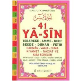41 YASIN-I ŞERIF (CEP BOY) ARAPÇA-TÜRKÇE OKUNUŞLU VE AÇIKLAMALI-FIHRISTLI - KOMISYON