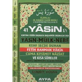 41 YASIN (KOD 051 - CAMI BOY TÜRKÇELİ SERT KAPAKLI FIHRISTLI) - ELMALILI MUHAMMED HAMDI YAZIR