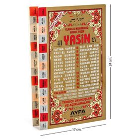 41 YASIN (ORTA BOY-2 RENK-TÜRKÇE OKUNUŞLARI VE AÇIKLAMALARI) - ELMALILI MUHAMMED HAMDI YAZIR