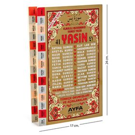41 YASIN (ORTA BOY-2 RENK-TÜRKÇE OKUNUŞLARI VE AÇIKLAMALARI) - ELMALILI MUHAMMED HAMDI YAZIR