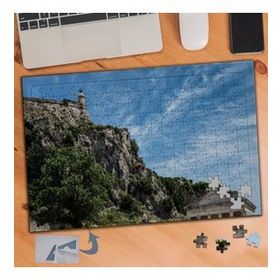 411 Dağın Tepesinde Anıtlar Doğa 240 Parça Puzzle Yapboz Tablo
