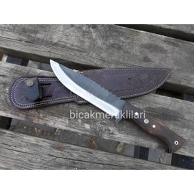 4116 Ahşap Saplı 30 cm Çelik Av Bıçağı