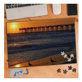 412 Kuşların Sahilde Duruşu Gün 240 Parça Puzzle Yapboz Tablo