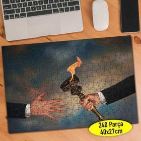 4121313 Başarıya Giden Yol Yanan Meşale 240 Parça Puzzle Yapboz