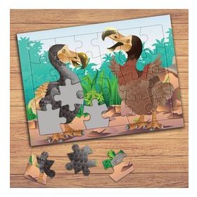 41461 Ormanda Sevimli Hayvan Kuş Çocuklara Özel Puzzle Yapboz Tablo