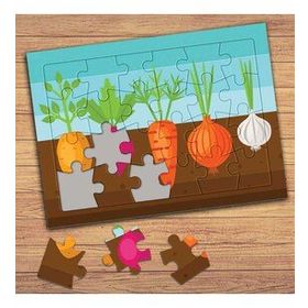 41466 Sebzeleri Tanıyalım Çocuklara Özel Puzzle Yapboz Tablo
