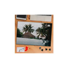 418360 Palmiyeli Tatil Beldesi 240 Parça Puzzle Yapboz Tablo