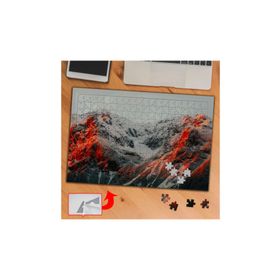 419F0 Karlı Güneş Işıklı Dağ 240 Parça Puzzle Yapboz Tablo