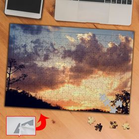 421 Gün Batımında Gökyüzü 240 Parça Puzzle Yapboz Tablo
