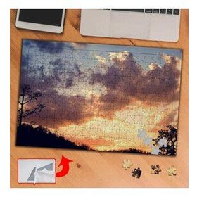 421 Gün Batımında Gökyüzü 240 Parça Puzzle Yapboz Tablo