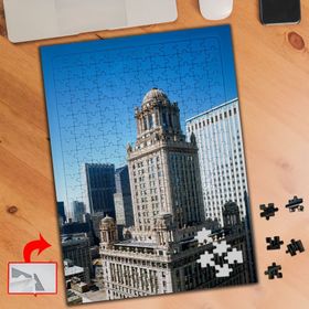 421901 Şehrin Görkemli Binası 240 Parça Puzzle Yapboz Tablo