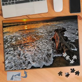 423 Kıyıya Vuran Deniz Dalgaları 240 Parça Puzzle Yapboz Tablo