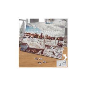 428089 Prag Gölündeki Ördekler 240 Parça Puzzle Yapboz