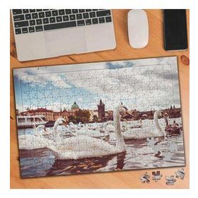 428089 Prag Gölündeki Ördekler 240 Parça Puzzle Yapboz