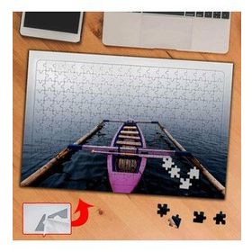 428302 Denizde Pembe Sandal Doğa 240 Parça Puzzle Yapboz Tablo
