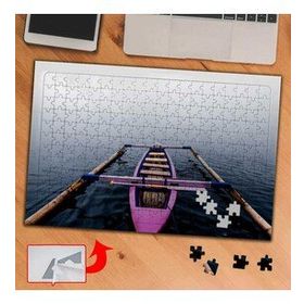 428302 Denizde Pembe Sandal Doğa 240 Parça Puzzle Yapboz Tablo