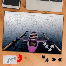428302 Denizde Pembe Sandal Doğa 240 Parça Puzzle Yapboz Tablo