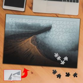 428330 Sisli Yamaç Dağ Manzarası 240 Parça Puzzle Yapboz Tablo