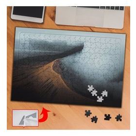 428330 Sisli Yamaç Dağ Manzarası 240 Parça Puzzle Yapboz Tablo