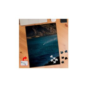 428344 Denizdeki Feribot Doğa 240 Parça Puzzle Yapboz Tablo