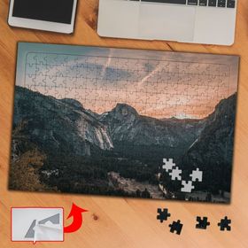 429996 Dağın Ardında Gün Batımı 240 Parça Puzzle Yapboz Tablo