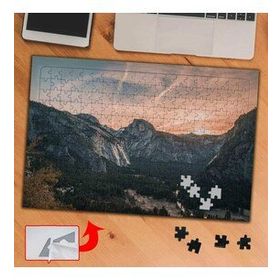 429996 Dağın Ardında Gün Batımı 240 Parça Puzzle Yapboz Tablo