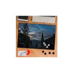 430066 Ağaçlar İçinden Gökyüzü 240 Parça Puzzle Yapboz Tablo