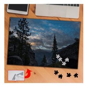 430066 Ağaçlar İçinden Gökyüzü 240 Parça Puzzle Yapboz Tablo