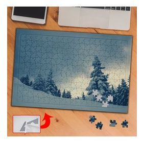 431841 Karlı Tepe ve Çam Ağacı 240 Parça Puzzle Yapboz Tablo
