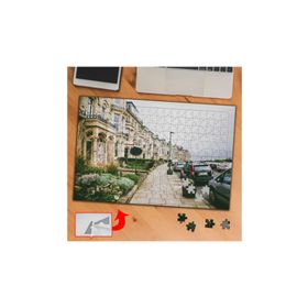 431980 Şehrin Bulutlu Sokağı 240 Parça Puzzle Yapboz Tablo