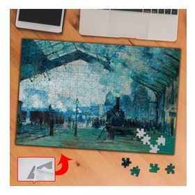 433 Normandiya Treni Monet 240 Parça Puzzle Yapboz Tablo