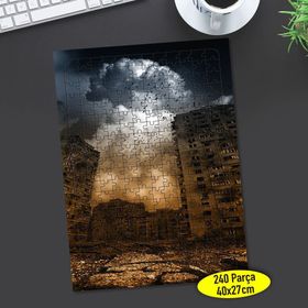 43364716 Harabe Yıkılan Binalar 240 Parça Puzzle Yapboz