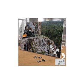 434403 Dağ Kenarında Tren Yolu 240 Parça Puzzle Yapboz Tablo