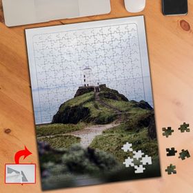 434828 Dağ Tepesine Giden Yol240 Parça Puzzle Yapboz Tablo