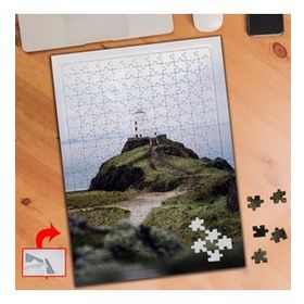 434828 Dağ Tepesine Giden Yol240 Parça Puzzle Yapboz Tablo