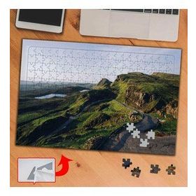 434884 Tepelerin Arasındaki Yol 240 Parça Puzzle Yapboz Tablo