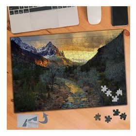 436 Dağın Arasında Akarsu Yolu 240 Parça Puzzle Yapboz Tablo