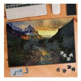 436 Dağın Arasında Akarsu Yolu 240 Parça Puzzle Yapboz Tablo
