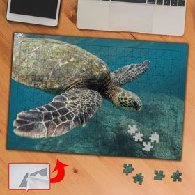 437293 Denizdeki Büyük Kaplumbağa 240 Parça Puzzle Yapboz Tablo